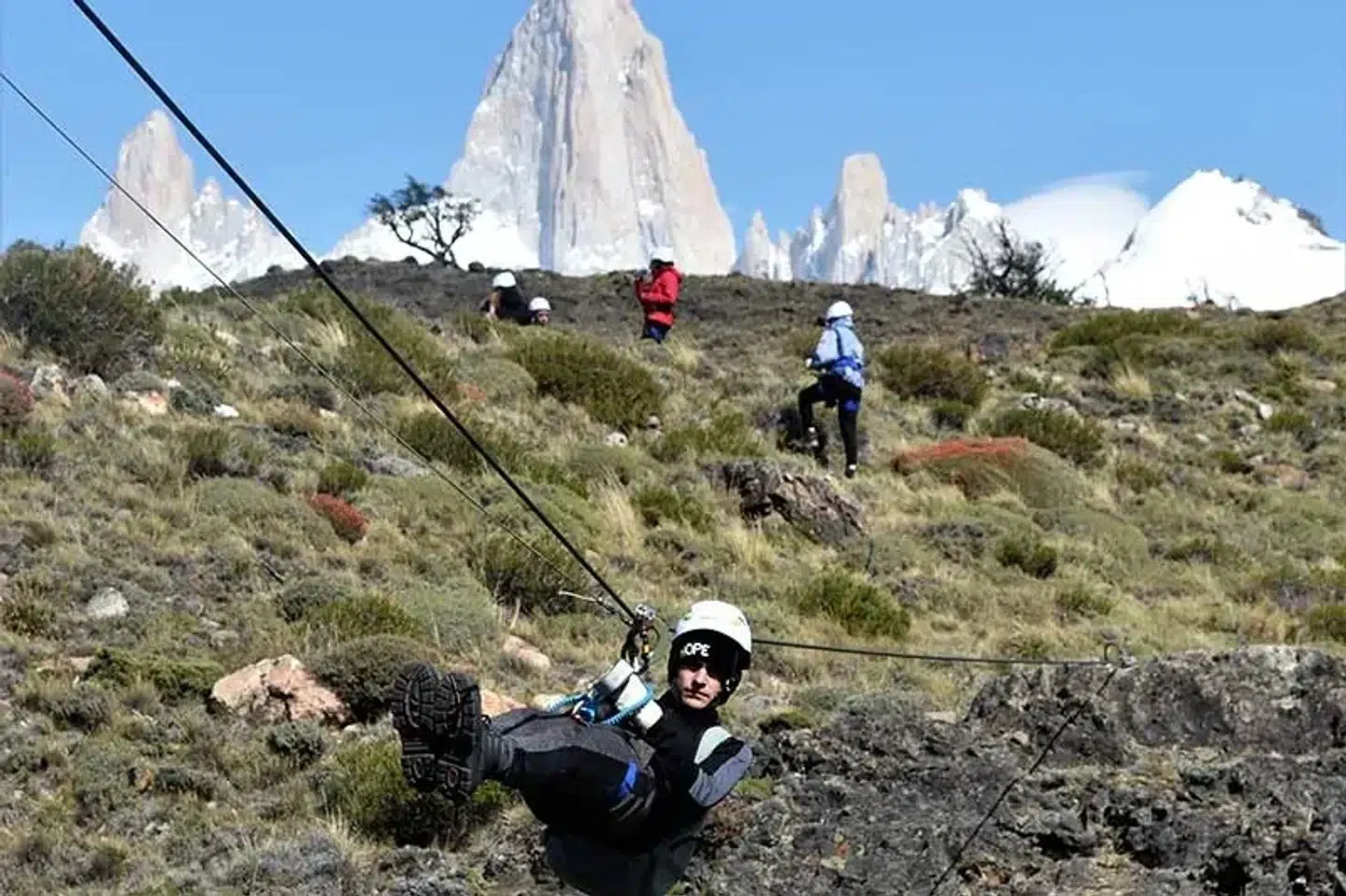 Vía ferrata y tirolesa en Estancia Bonanza